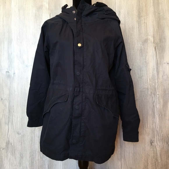 Navy woman’s jacket with camo - Picture 2 of 6